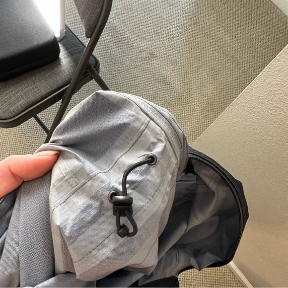 KUHL Jetstream Trench Coat Black Grey Colorblock Hooded Full Zip Size XS Women's - Picture 6 of 15